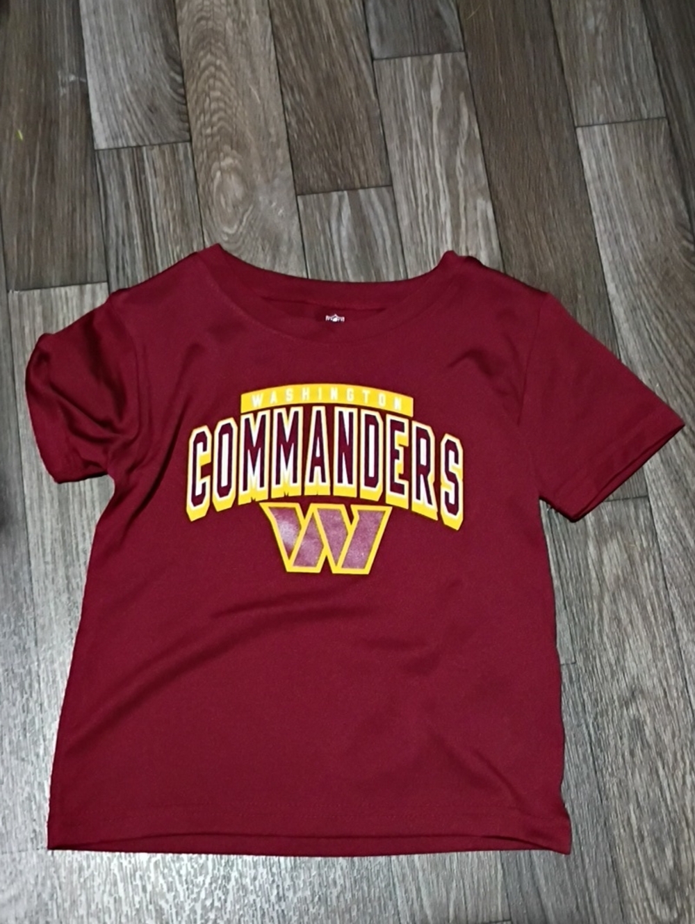 Kids Washington Commanders Burgundy Short Sleeve Tee